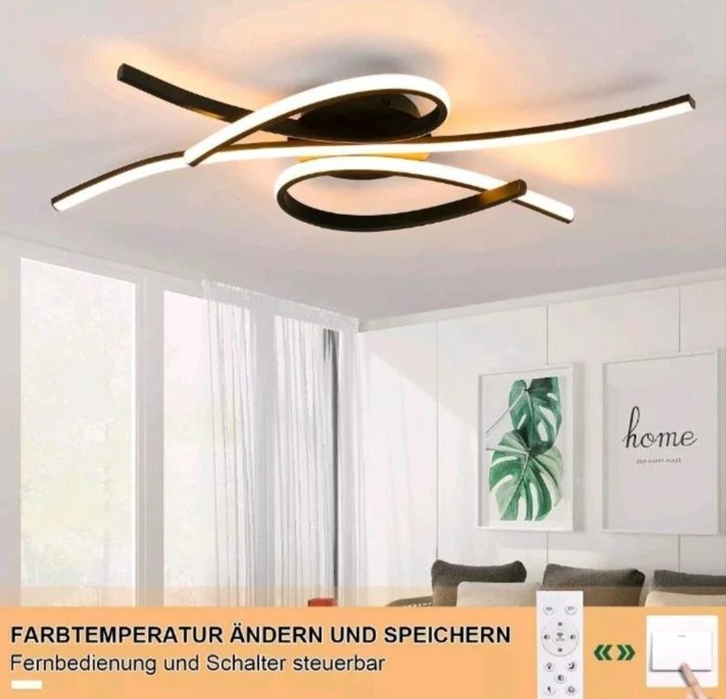LED Deckenlampe Deckenleuchte Dimmbar Modern Neu
