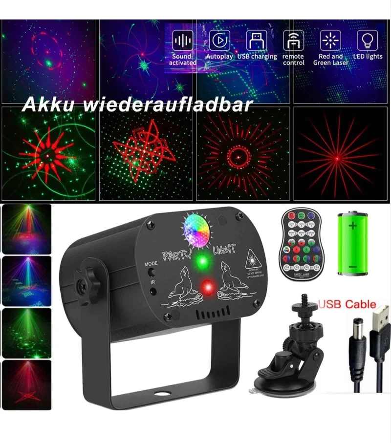 Laser Licht Bühnenlicht Party Disco Licht