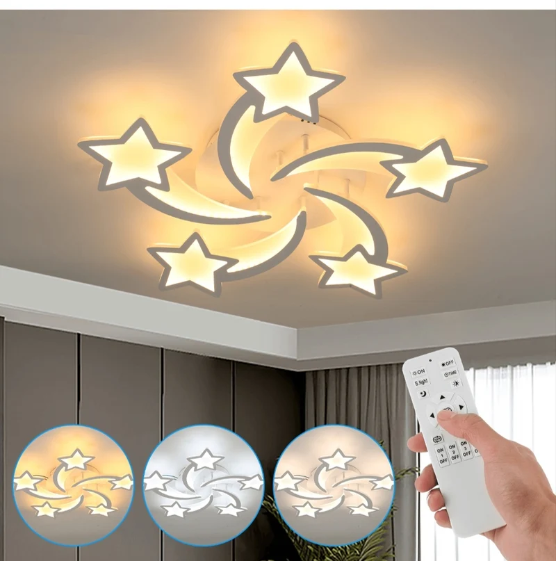 LED Deckenlampe Deckenleuchte Star Design