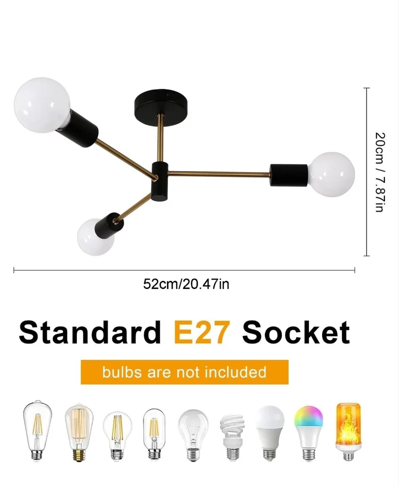 Deckenlampe Deckenleuchte Retro Vintage Design
