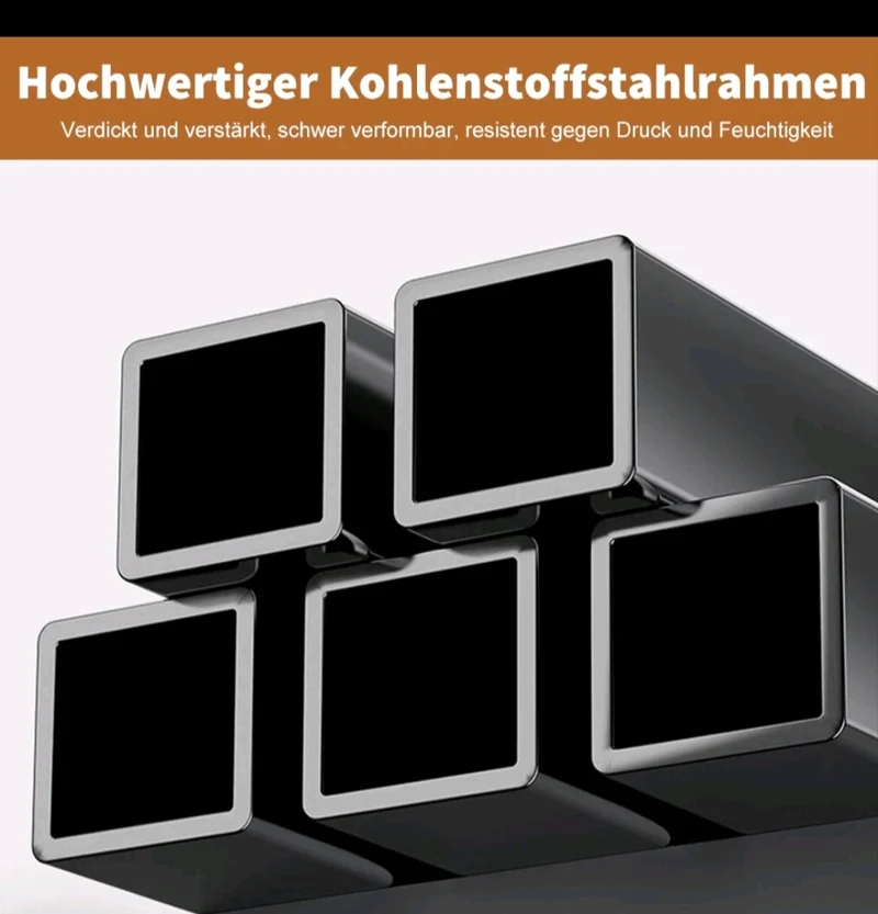 Couchtisch Beistelltisch Marmor-Optik Schwarz