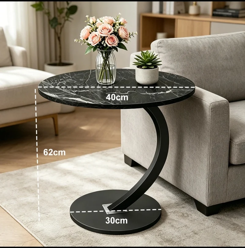 Couchtisch Beistelltisch Balkontisch Marmor-Optik