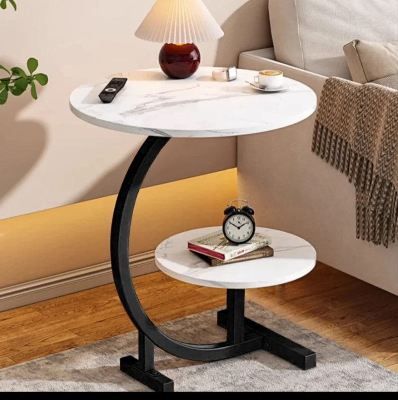 Beistelltisch Couchtisch Nachttisch Marmor-Optik