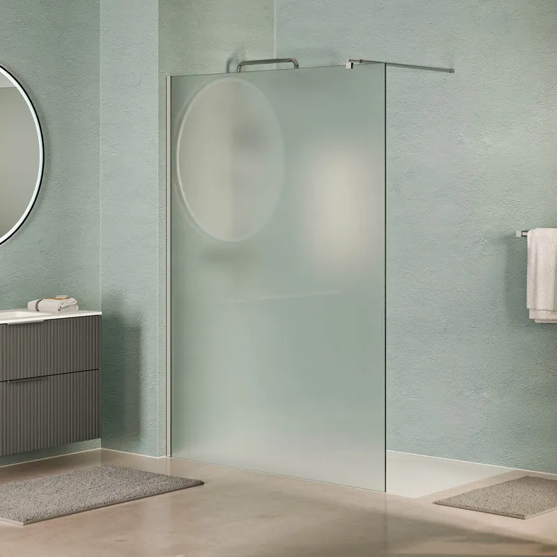 Walk-In Dusche EIRA - Milchglas 8 mm und 10 mm