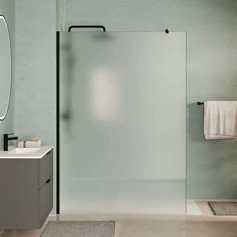 Walk-In Dusche EIRA - Milchglas 8 mm und 10 mm