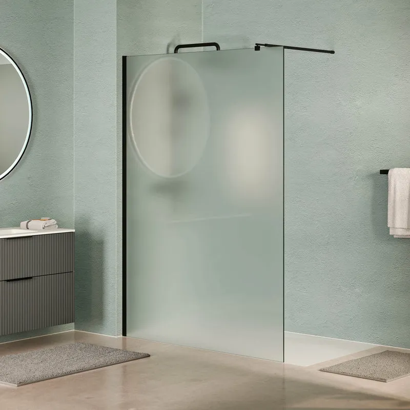 Walk-In Dusche EIRA - Milchglas 8 mm und 10 mm