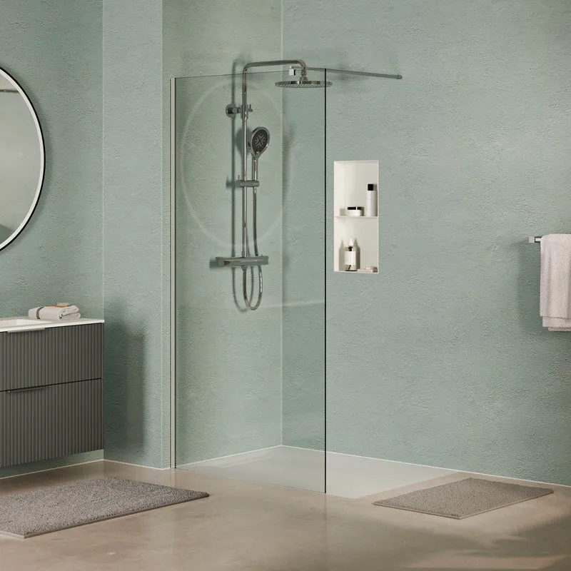 Walk-In Dusche EIRA - Klarglas 8 mm und 10 mm