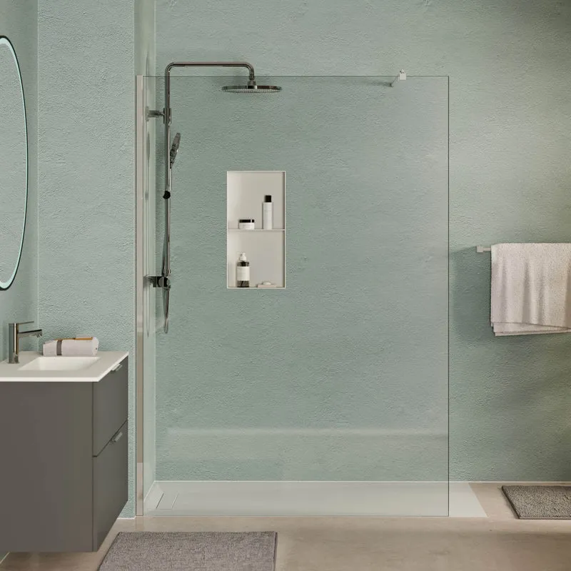 Walk-In Dusche EIRA - Klarglas 8 mm und 10 mm