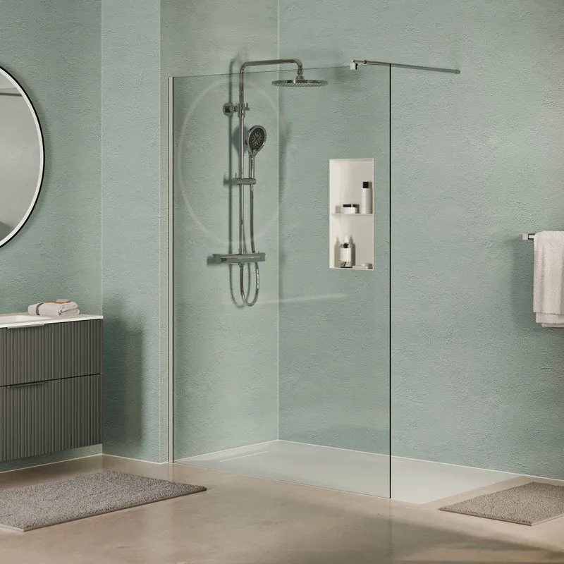 Walk-In Dusche EIRA - Klarglas 8 mm und 10 mm