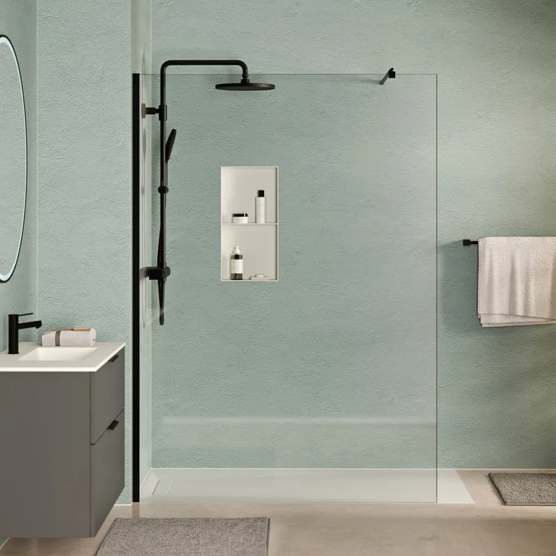 Walk-In Dusche EIRA - Klarglas 8 mm und 10 mm