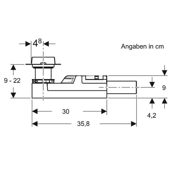 Geberit CleanLine Rohbauset für Duschrinnen DN 50 – 154.150.00.1