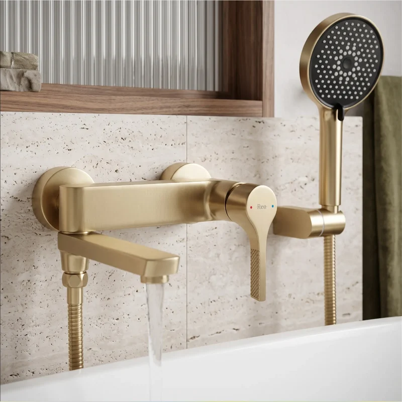 Wannenarmatur Maxim Premium – Gold Matt