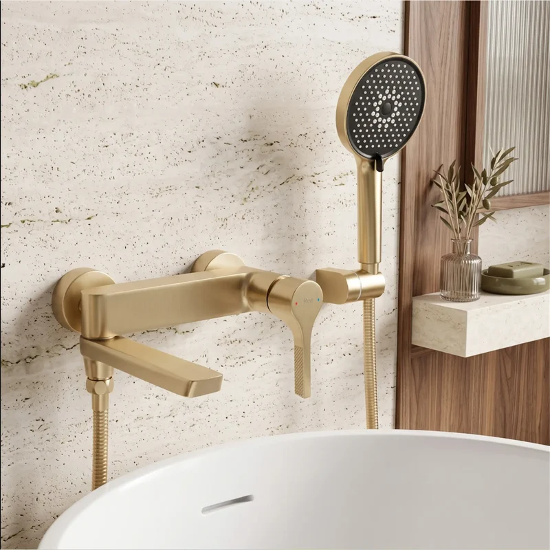 Wannenarmatur Maxim Premium – Gold Matt