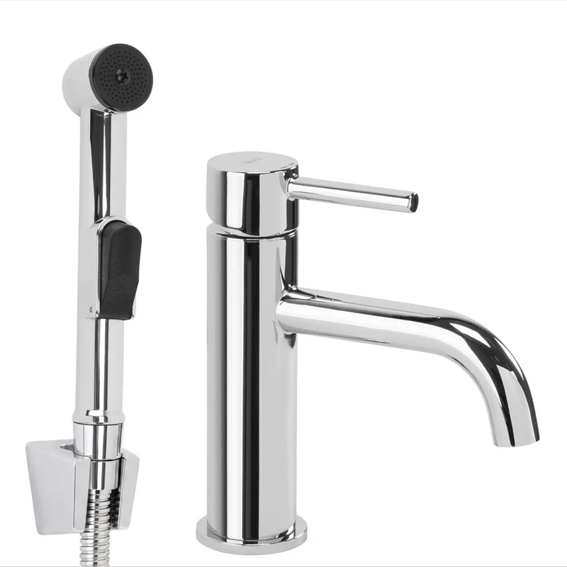 Waschtischarmatur mit Bidetta Lungo – Chrom
