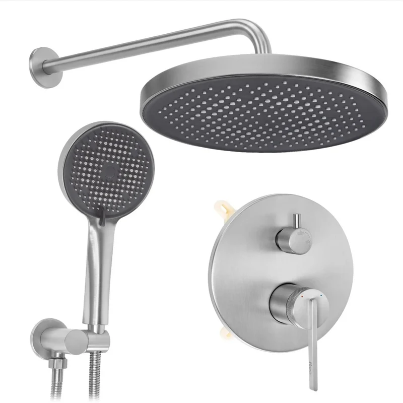 Unterputz-Duschset Grace – Chrom Matt