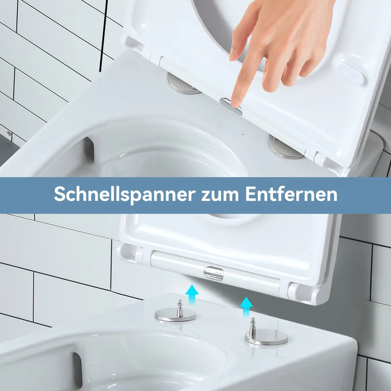 HOROW UG07S Spülrandloses Wand-WC