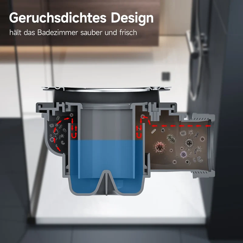 HOROW D10080W – Modernes Duschtassen-Design für jedes Badezimmer