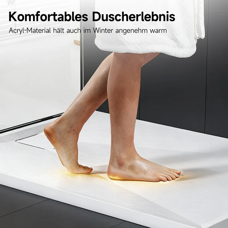 HOROW D10080W – Modernes Duschtassen-Design für jedes Badezimmer