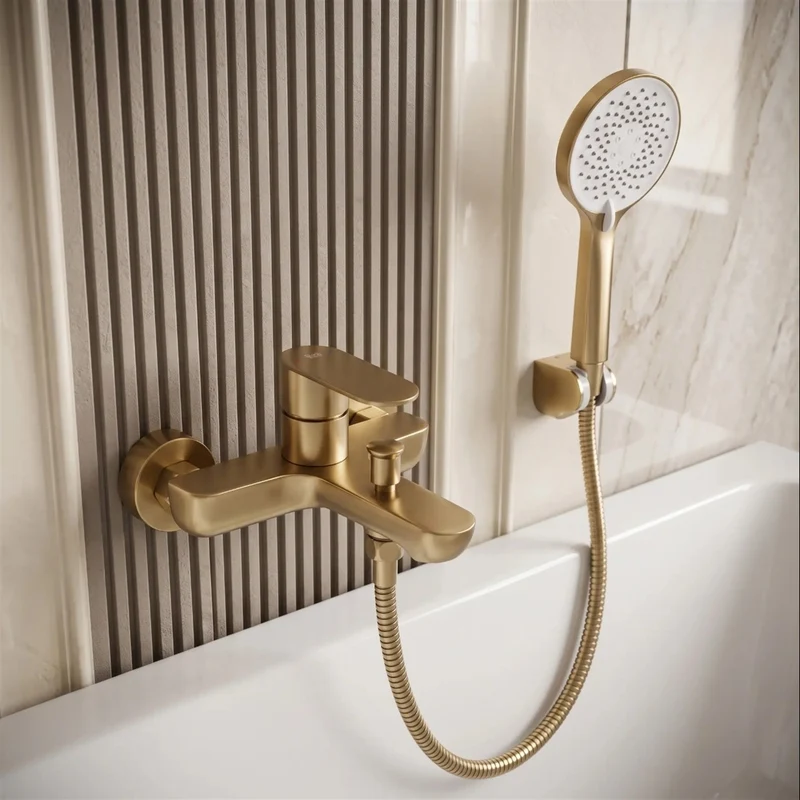 Wannenarmatur Logan – Gold Matt