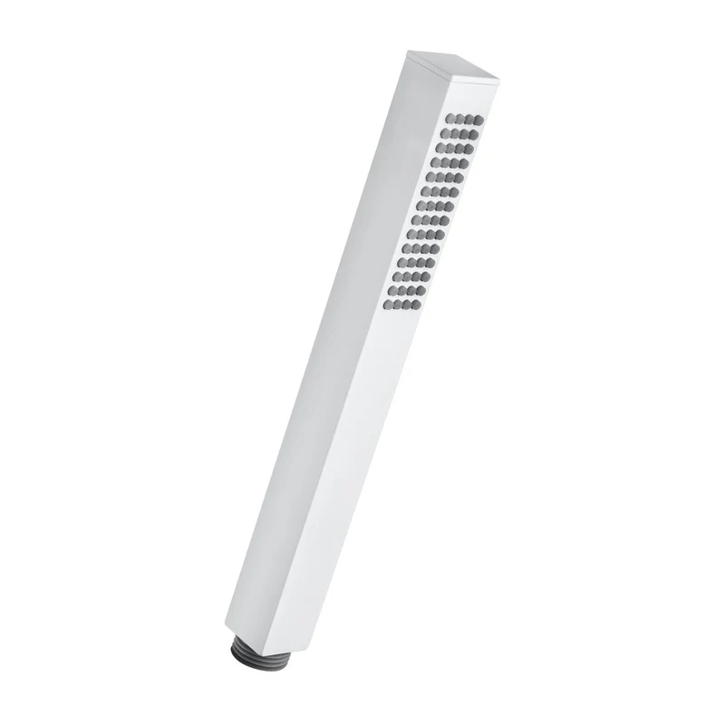 Fortis Wellness Metall-Stabhandbrause eckig weiß matt