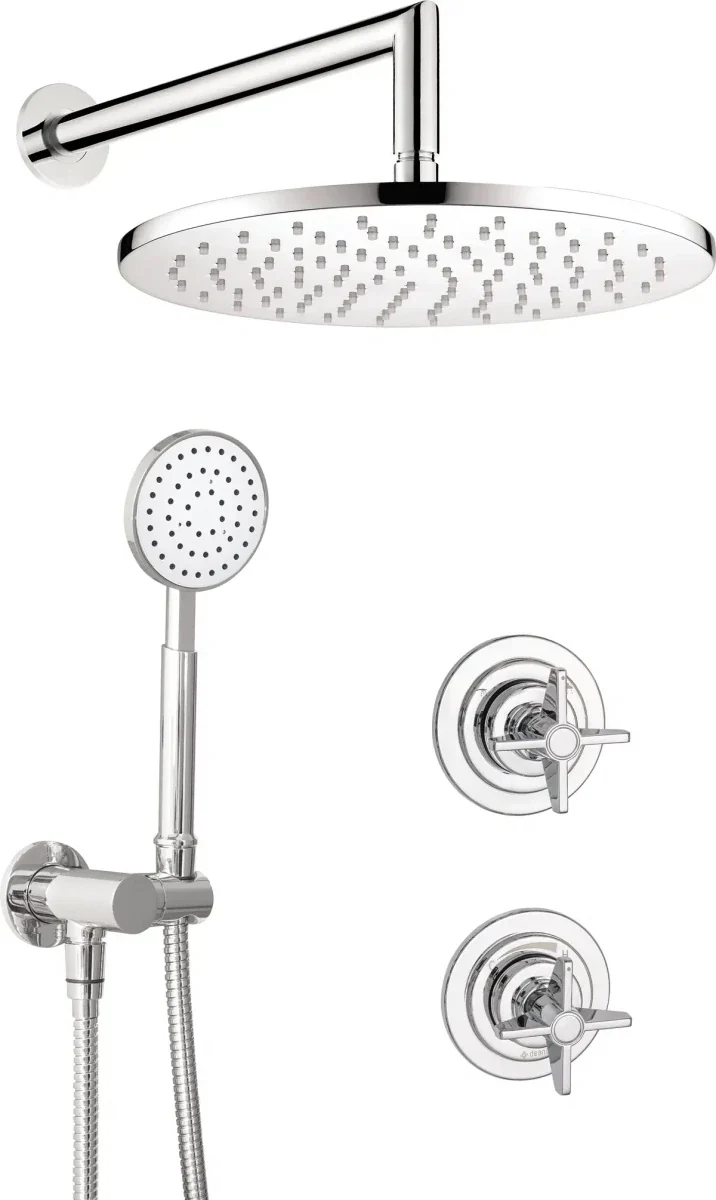 DEANTE Temisto Unterputz-Duschset mit Handbrause // Chrom // NAC-09QT