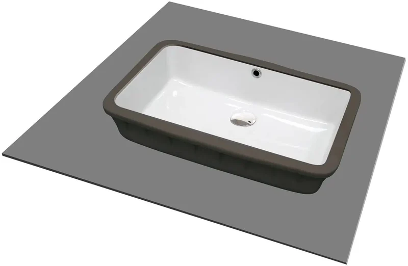 DEANTE Temisto Keramikwaschbecken für Unterbau // Weiß // CDT-6U5U