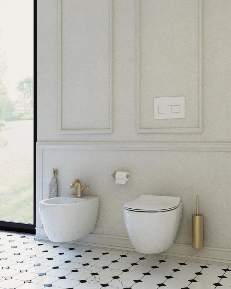 DEANTE Temisto Toilettenpapierhalter // Messing // ADT-M211