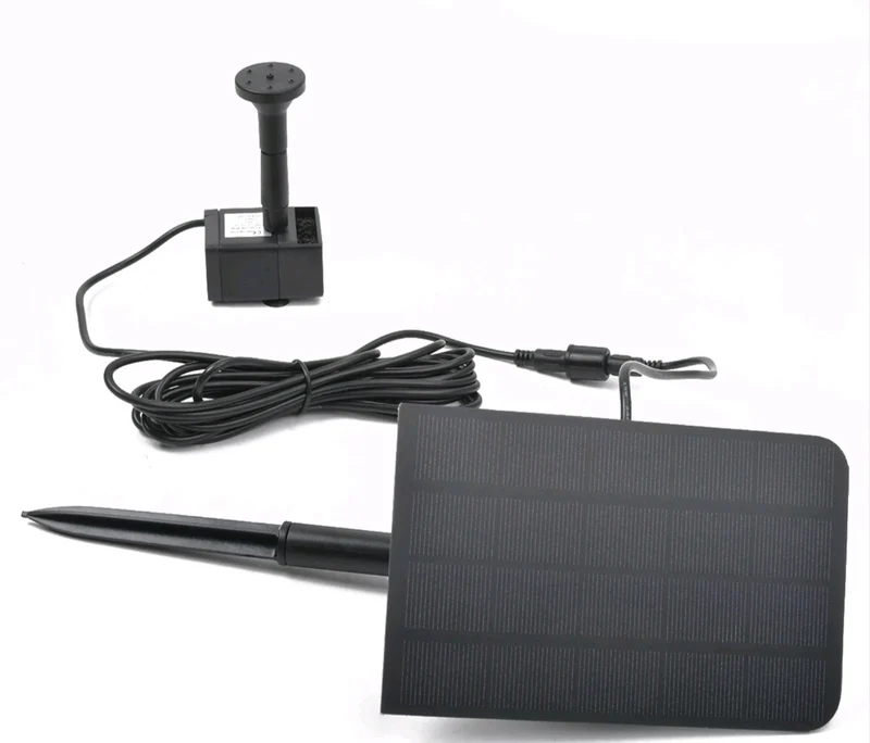 Solar Teichpumpe Brunnenpumpe Gartenpumpe 2.5Watt
