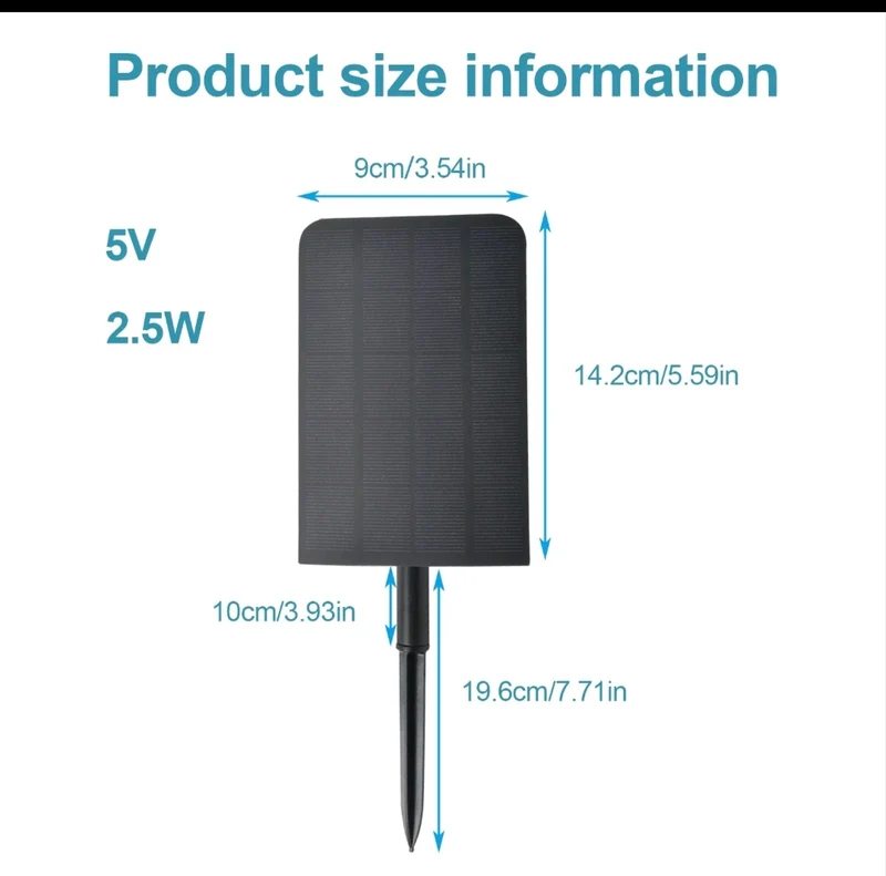 Solar Teichpumpe Brunnenpumpe Gartenpumpe 2.5Watt