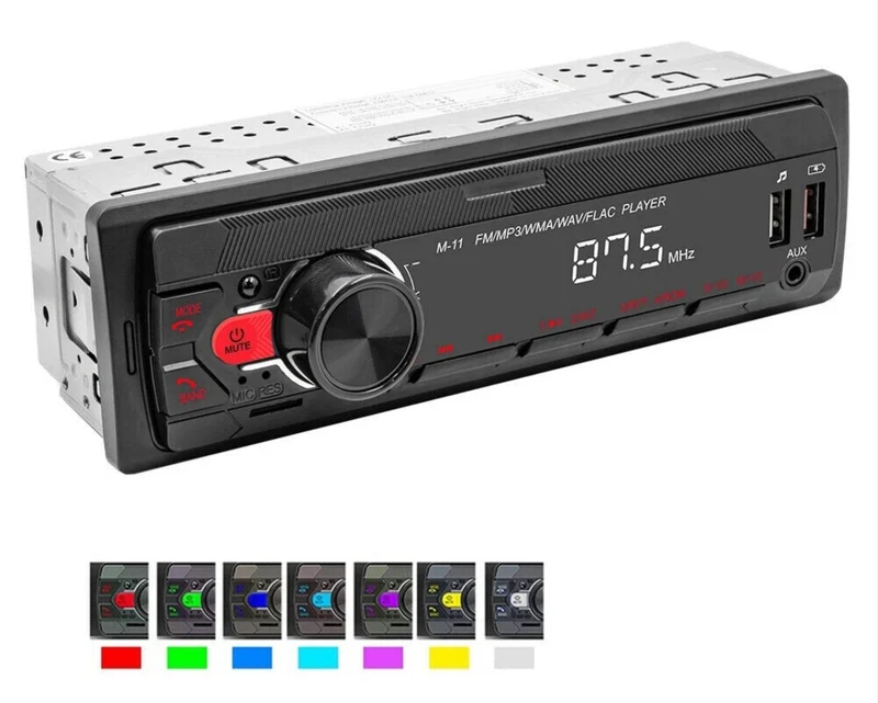 Autoradio Bluetooth Freisprechen Universal Din1 USB Aux SD