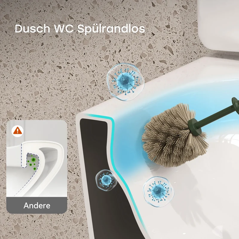 HOROW HB-L02U Wand Dusch-WC spülrandlos