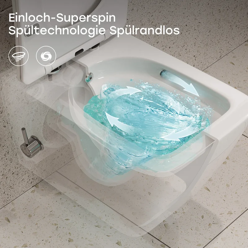 HOROW HB-L02U Wand Dusch-WC spülrandlos