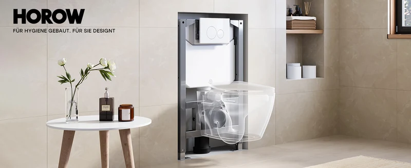 HOROW UWT04L Vorwandelement WC,Unterputz Spülkasten Toilette WC 82×50×14 cm
