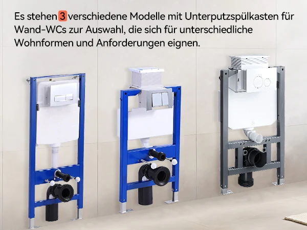HOROW UWT04L Vorwandelement WC,Unterputz Spülkasten Toilette WC 82×50×14 cm