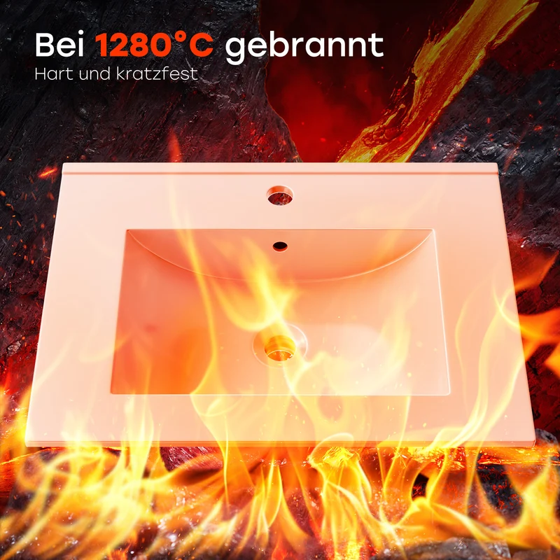 HOROW F10C-S6146 Einbau-Waschbecken 60 cm Breit