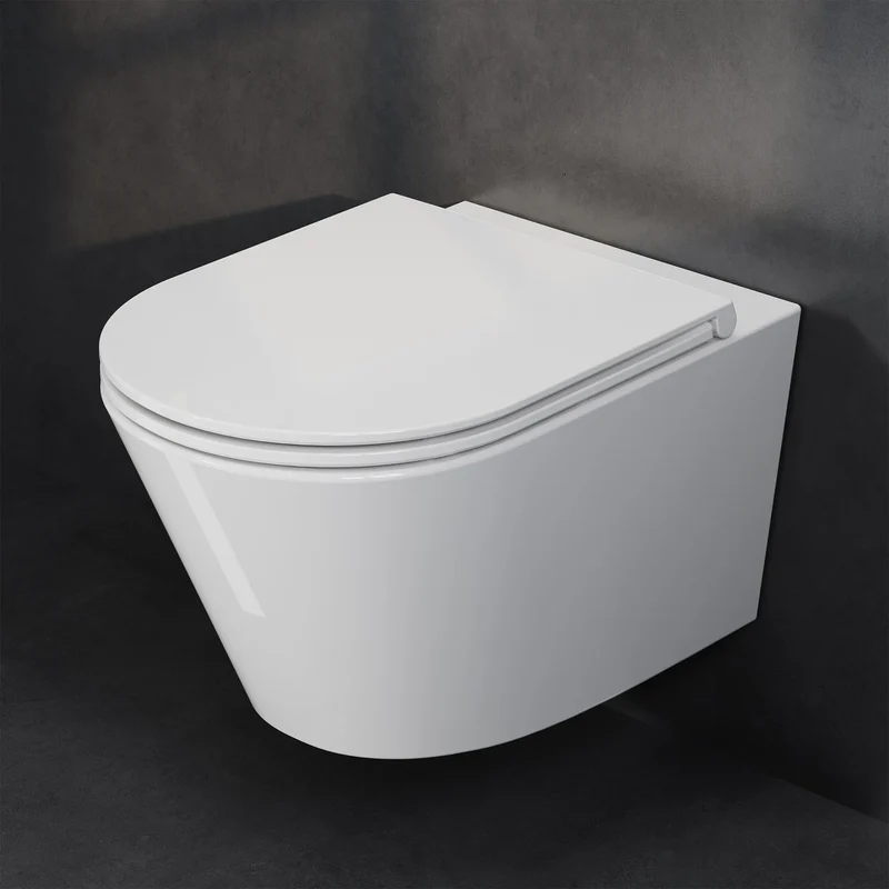 HOROW UG17R Wand-WC 53,9 cm – Weiß