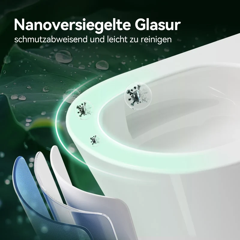 HOROW UG17R Wand-WC 53,9 cm – Weiß