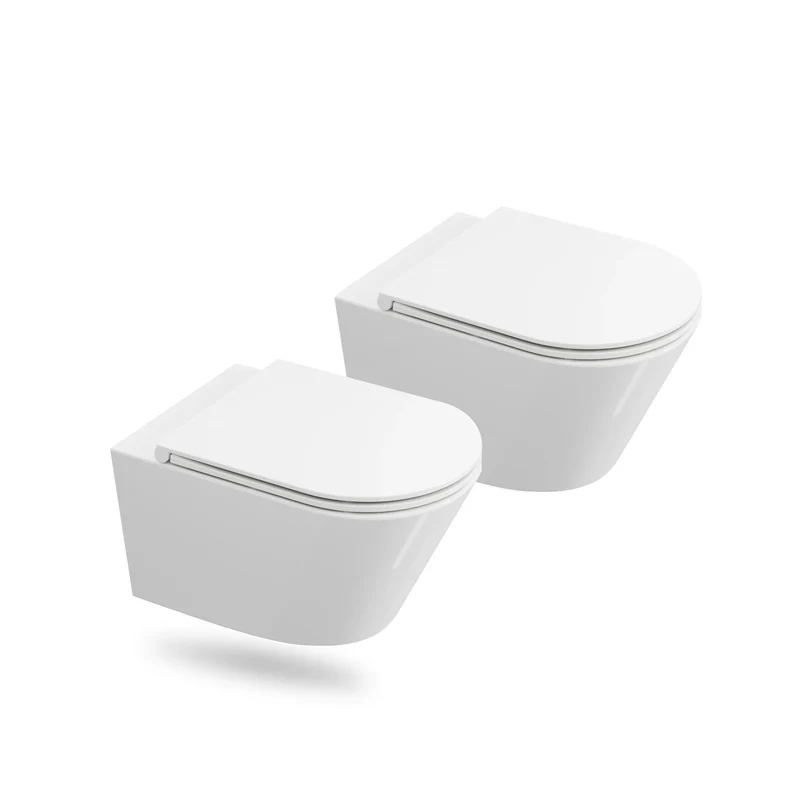 HOROW UG17R Wand-WC 53,9 cm – Weiß