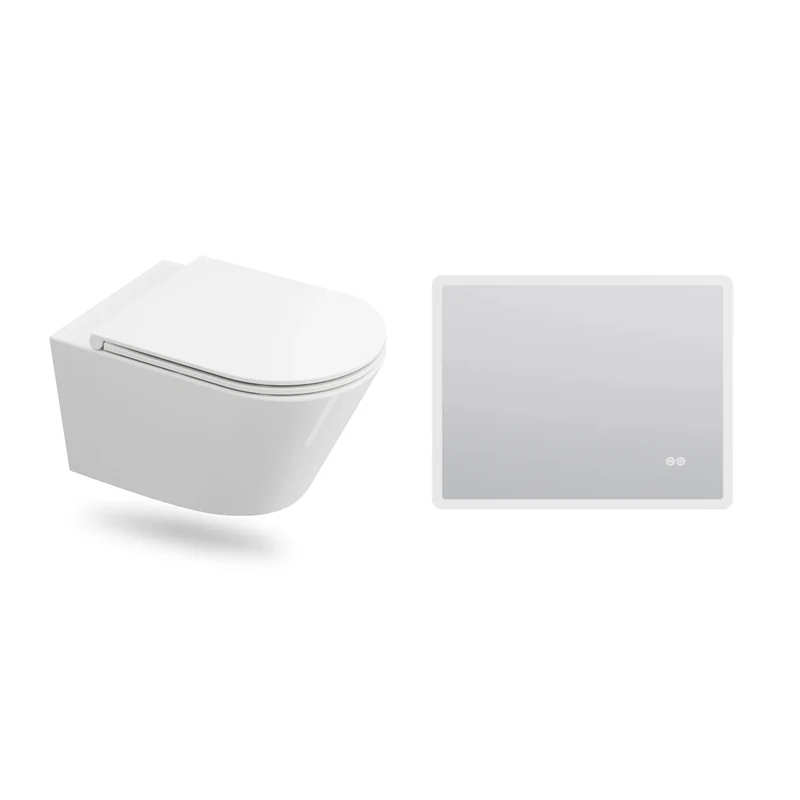 HOROW UG17R Wand-WC 53,9 cm – Weiß