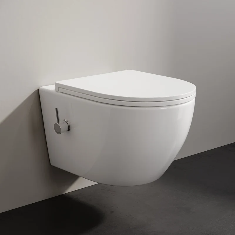 HOROW HB-L01U Wand-Dusch-WC, spülrandlos & wandhängend