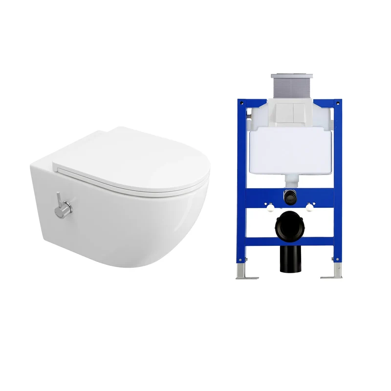 HOROW HB-L01U Wand-Dusch-WC, spülrandlos & wandhängend