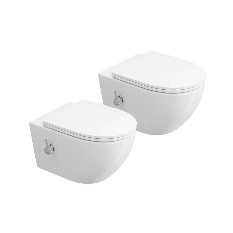 HOROW HB-L01U Wand-Dusch-WC, spülrandlos & wandhängend