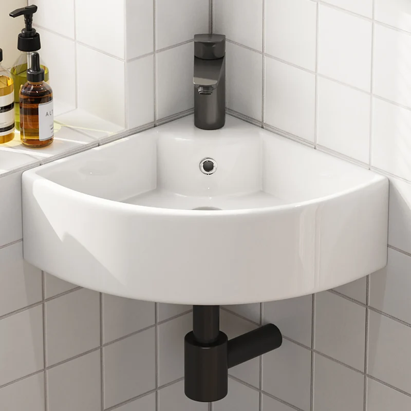 HOROW F08R-T4633W Eckiges Waschbecken 32×32 cm