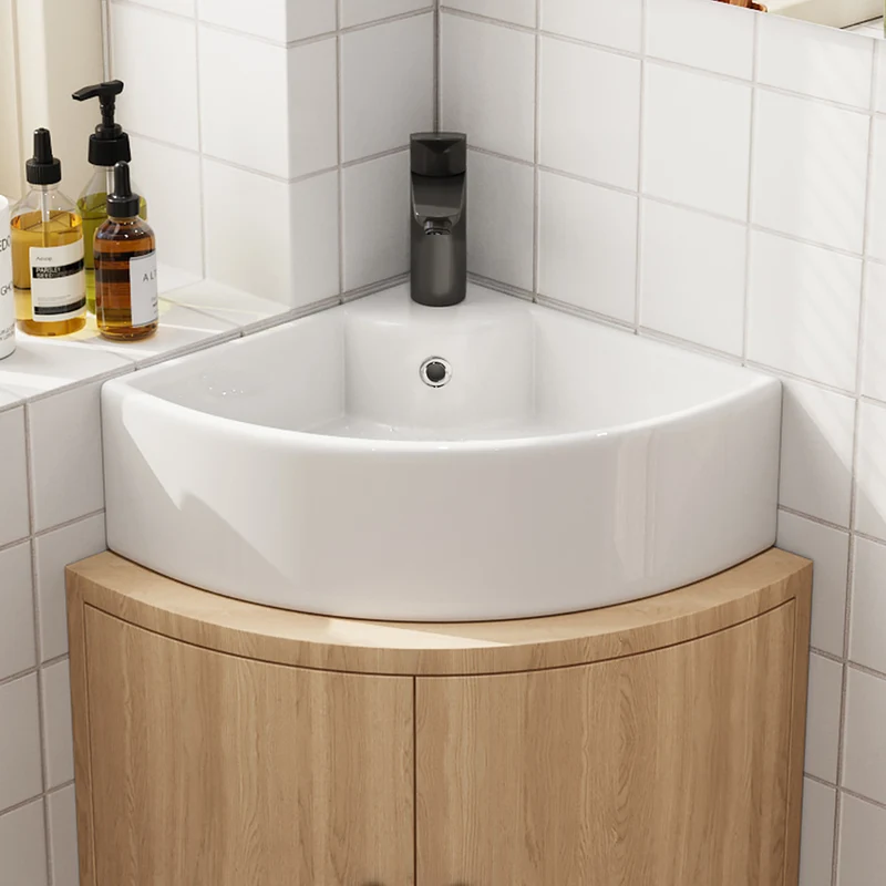 HOROW F08R-T4633W Eckiges Waschbecken 32×32 cm