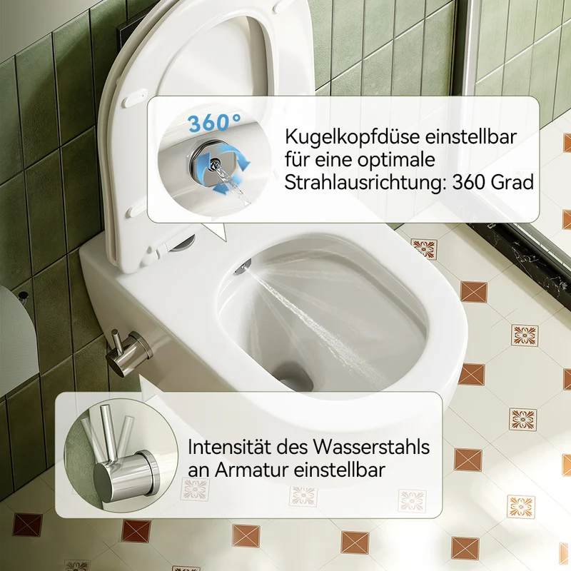HOROW UF12R Dusch-WC 53 × 36 × 35 cm