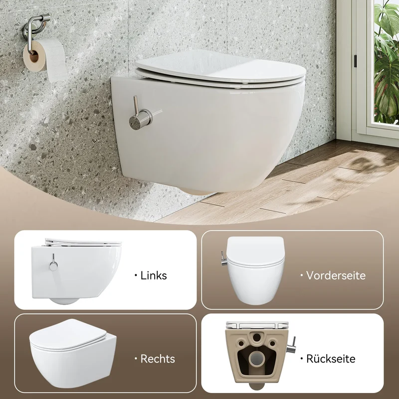 HOROW UF12R Dusch-WC 53 × 36 × 35 cm