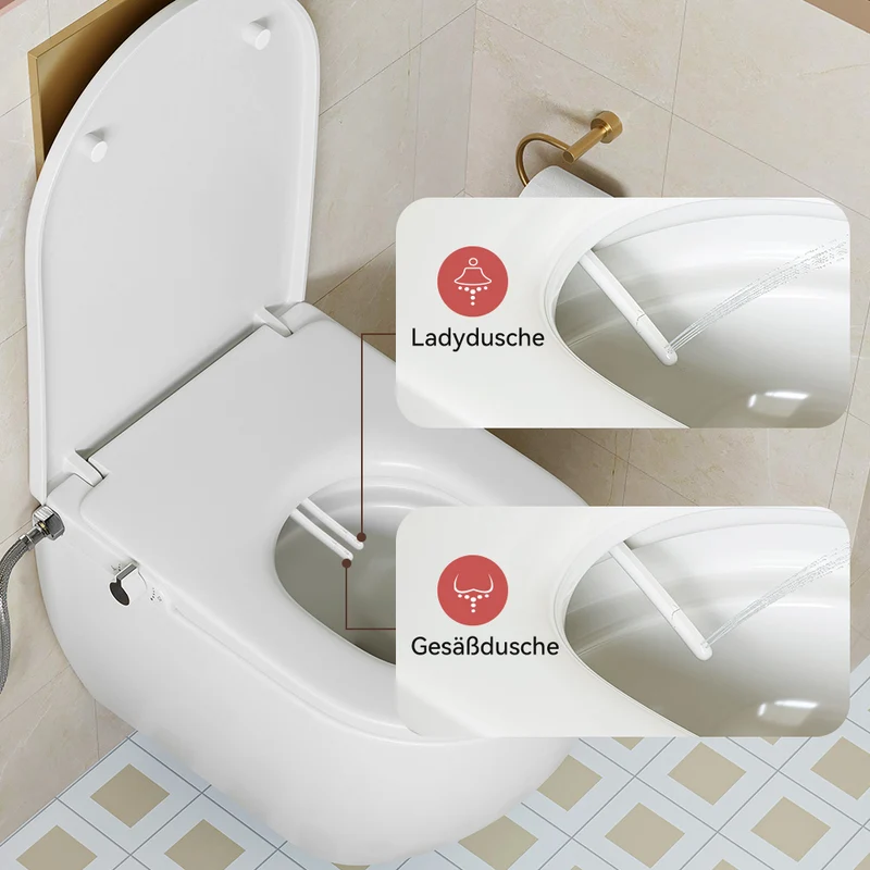 HOROW B0407 Bidet WC-Sitz ohne Strom