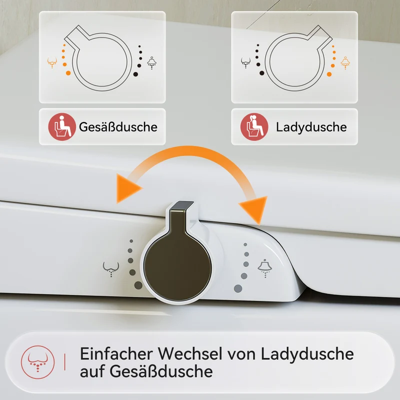 HOROW B0407 Bidet WC-Sitz ohne Strom