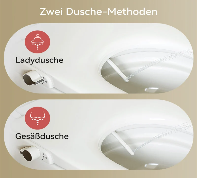 HOROW B0407 Bidet WC-Sitz ohne Strom