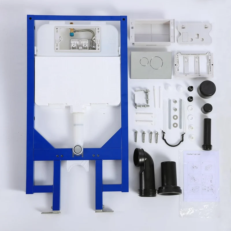 HOROW T03H WC-Vorwandelement mit HDPE-Unterputz 58 × 8 × 114 cm